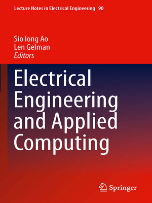 cover image of Electrical Engineering and Applied Computing